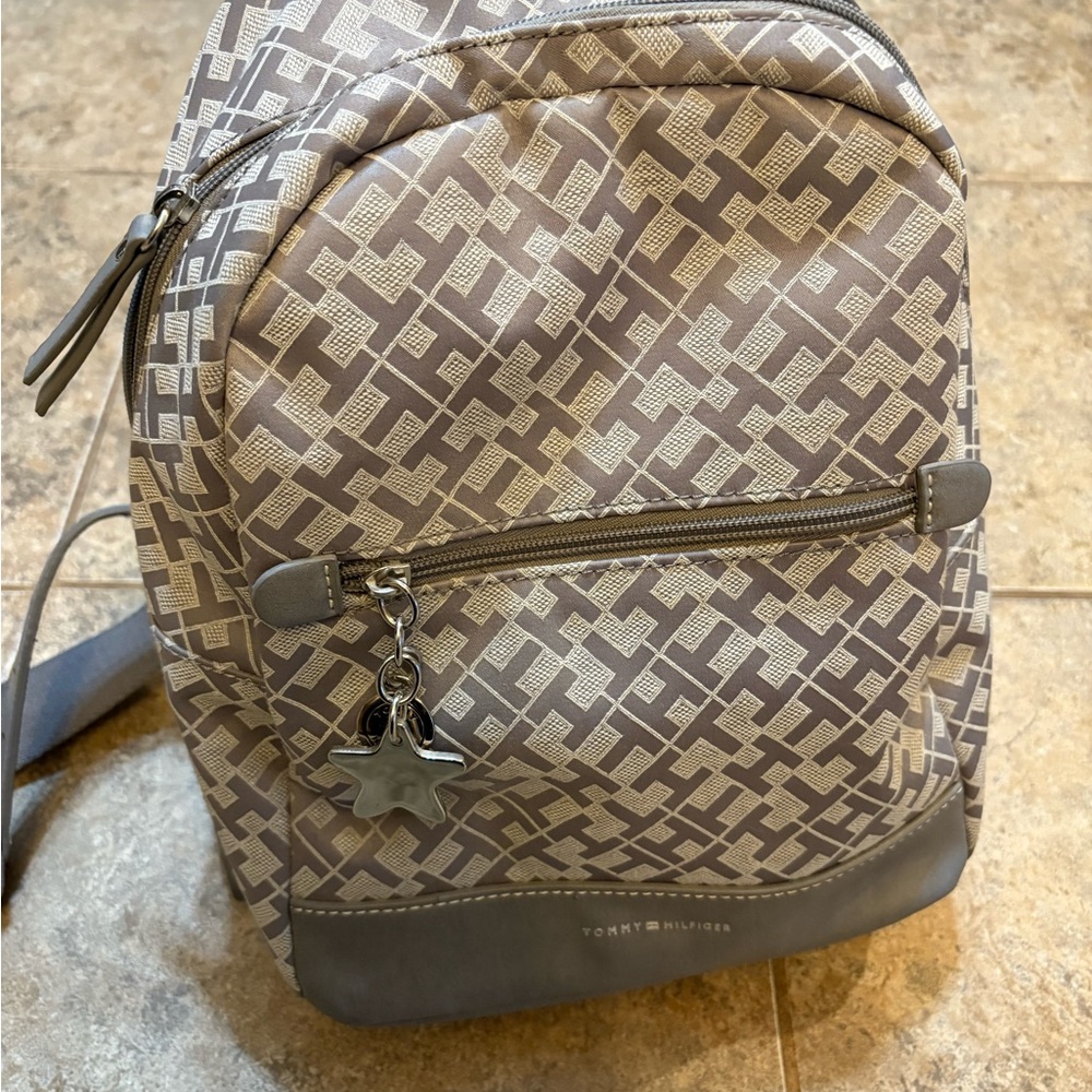 Tommy Hilfiger Grey Backpack